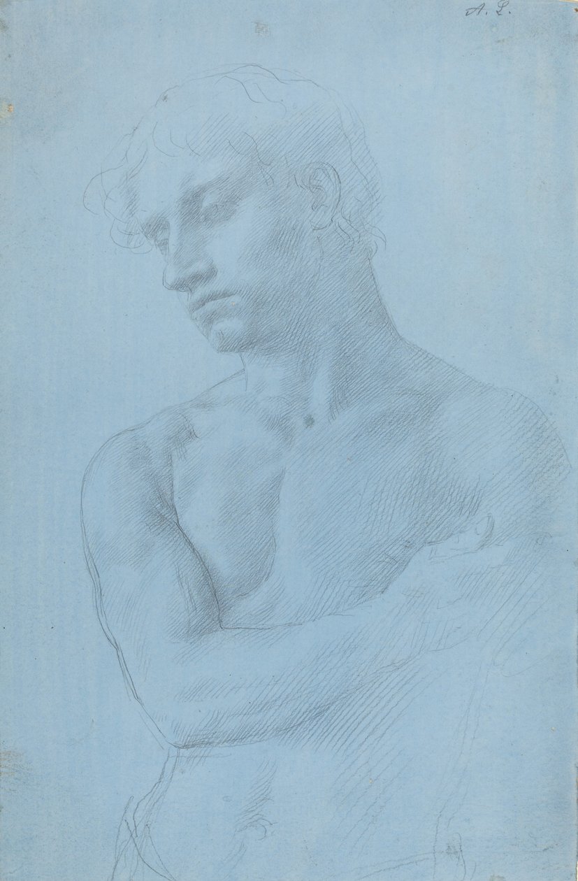 Büste eines nackten Mannes von Alphonse Legros