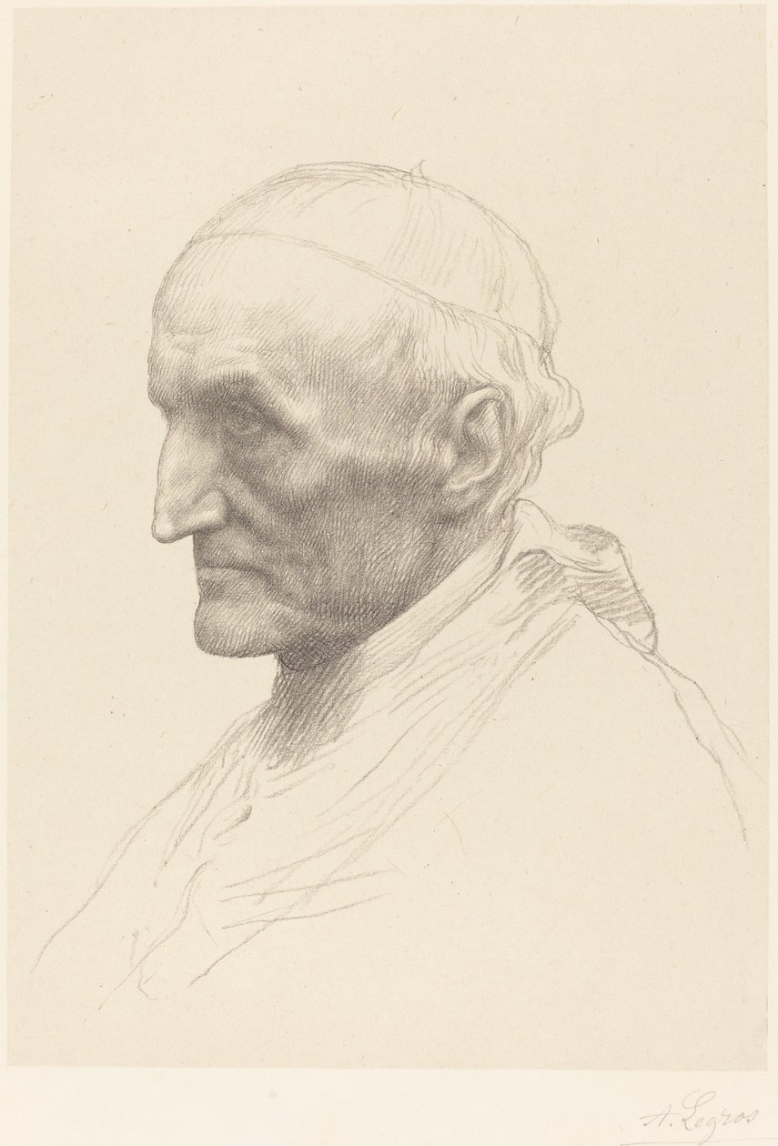 Kardinal Manning, 2. Platte von Alphonse Legros
