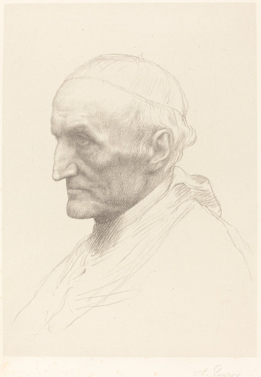 Kardinal Manning, 2. Platte von Alphonse Legros