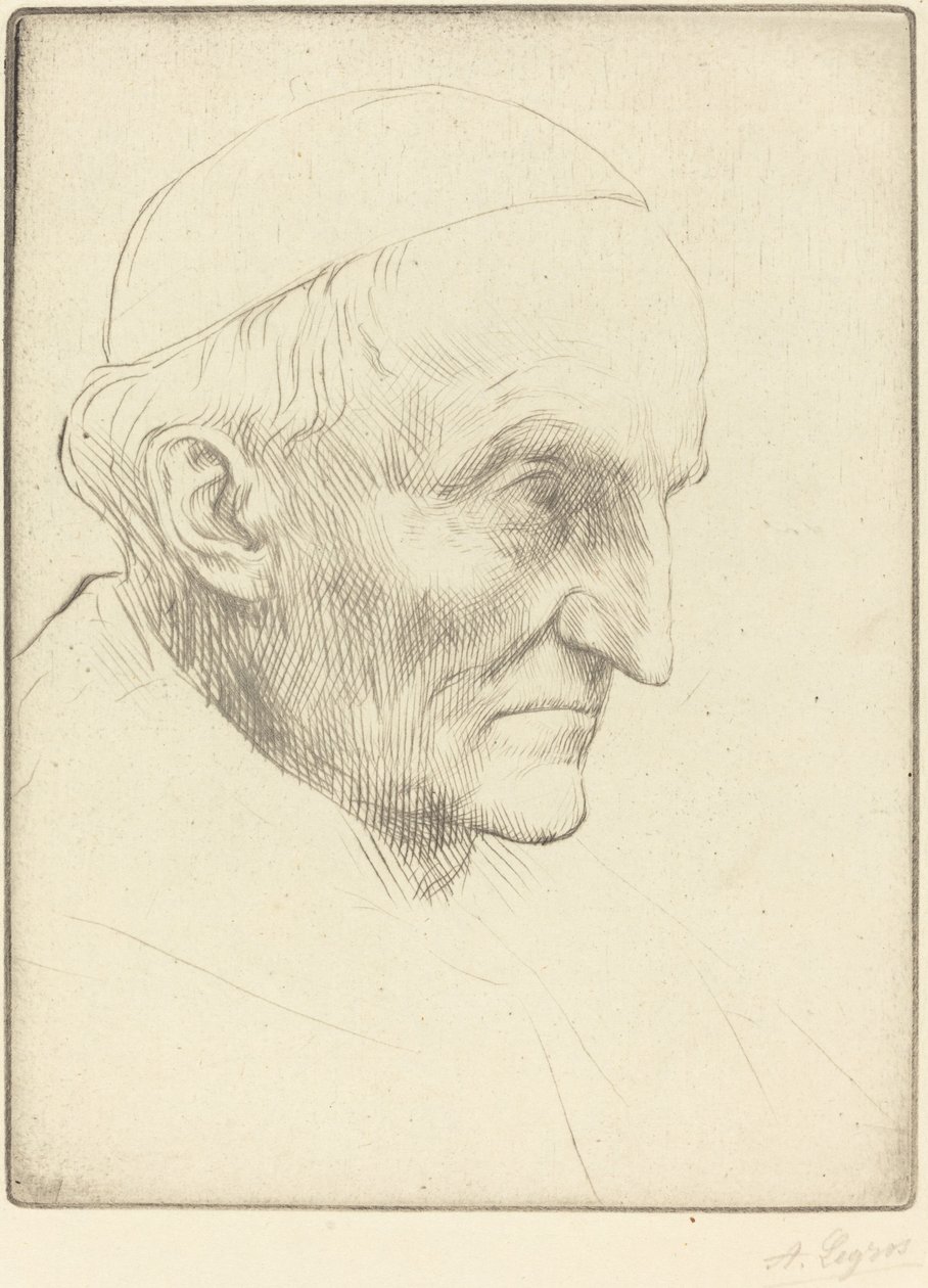 Kardinal Manning, 3. Platte von Alphonse Legros