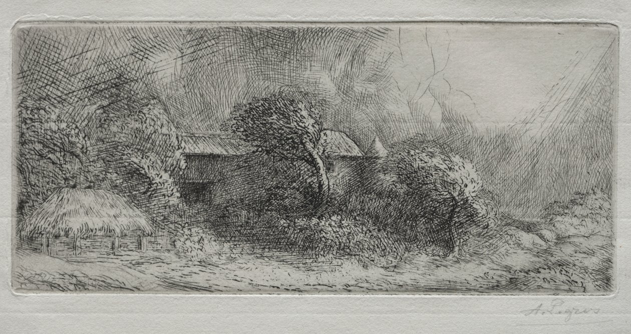 Chailli: Gewittereffekt von Alphonse Legros