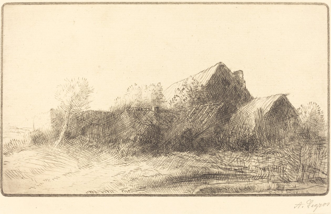 Bauernhof (Une ferme) von Alphonse Legros