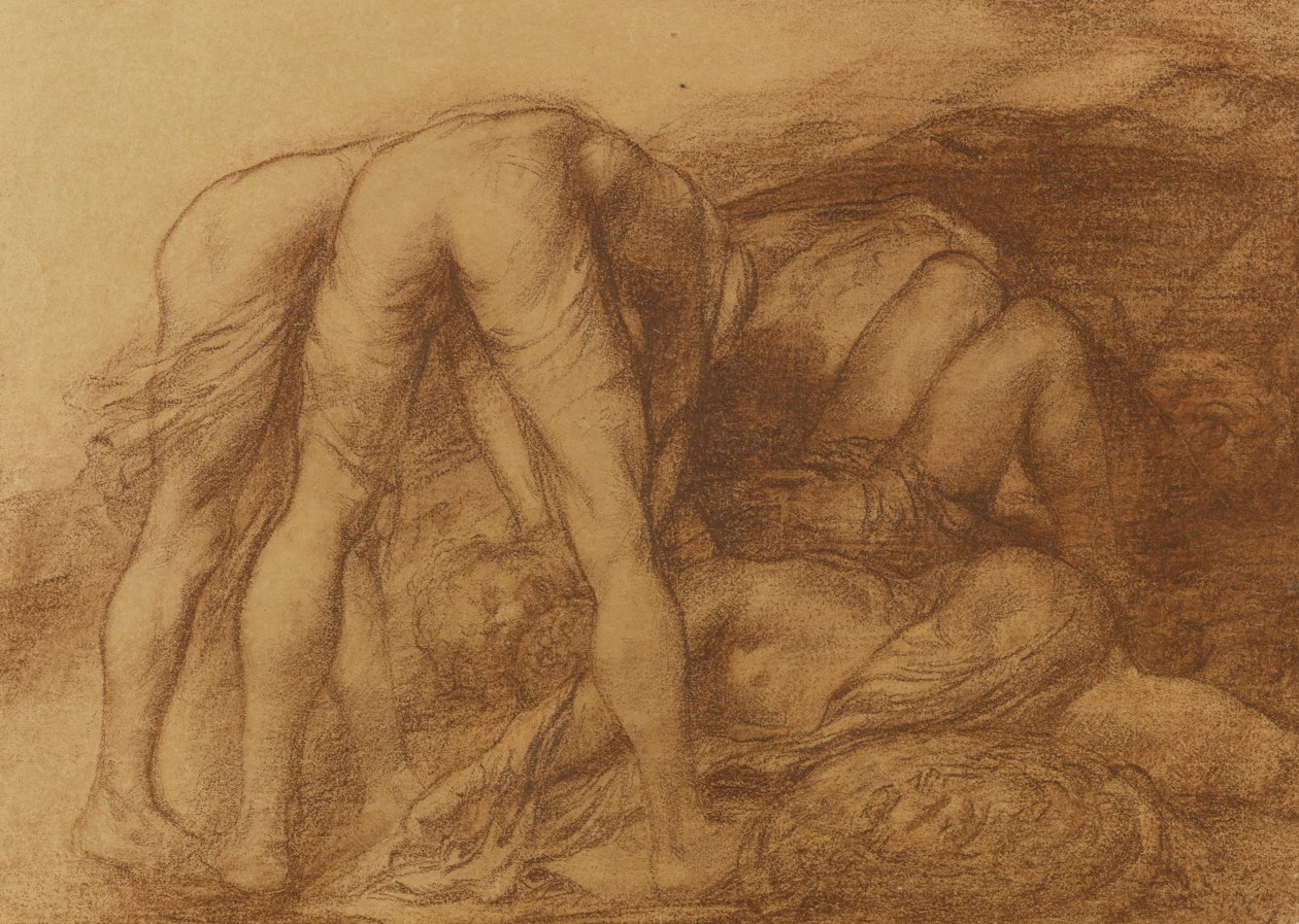 Figuren, die tote Soldaten entfernen von Alphonse Legros
