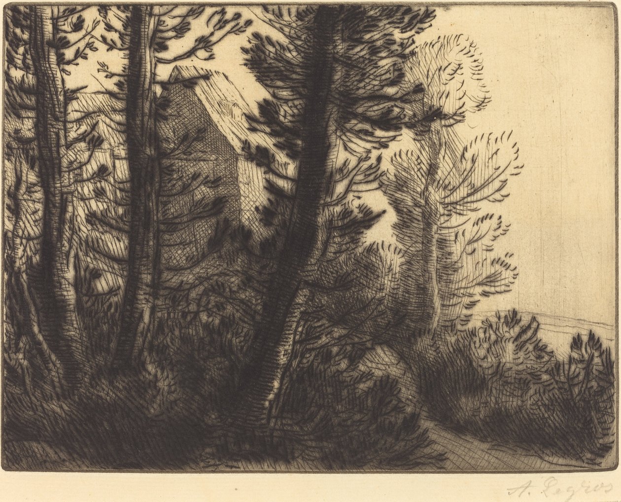 Wachhaus von Alphonse Legros