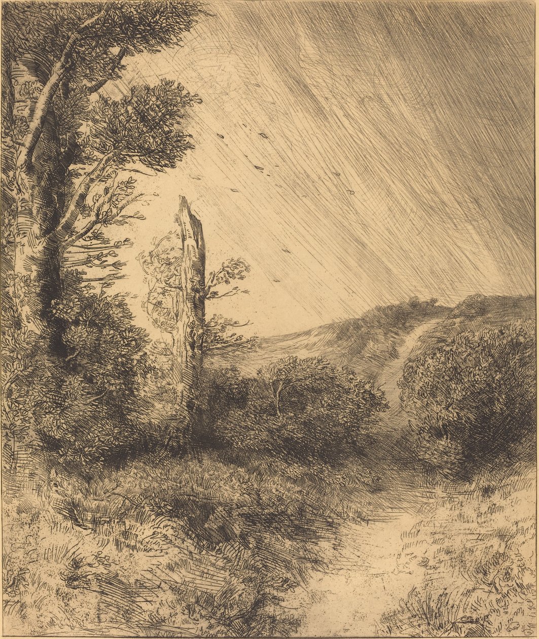 Windstoß (Le coup de vent) von Alphonse Legros