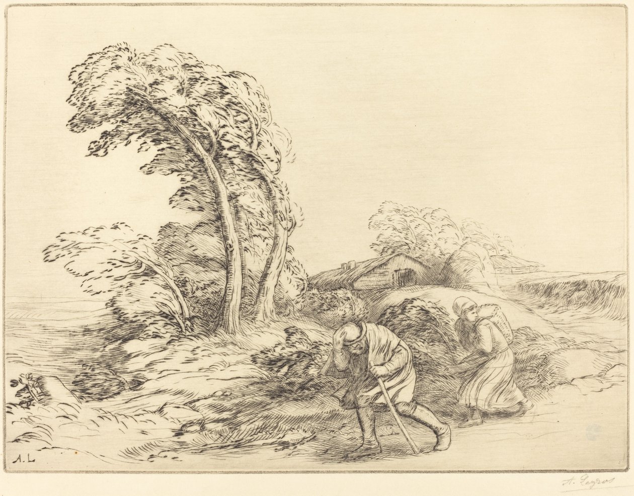 Windstoß von Alphonse Legros