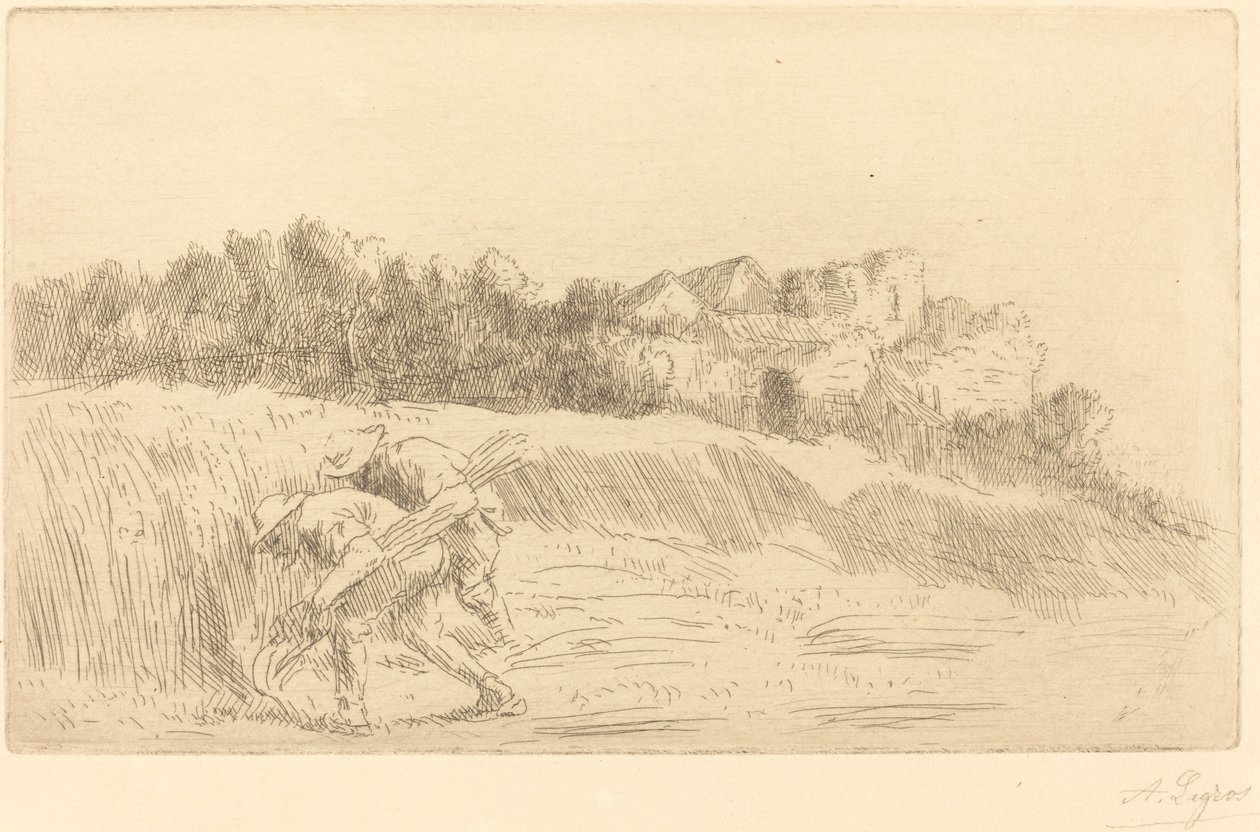 Die Erntearbeiter von Alphonse Legros