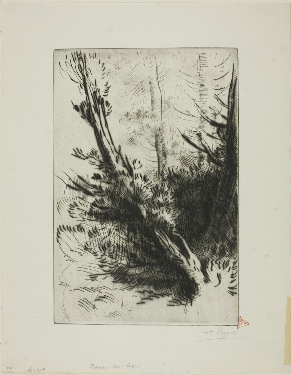 Im Wald von Alphonse Legros