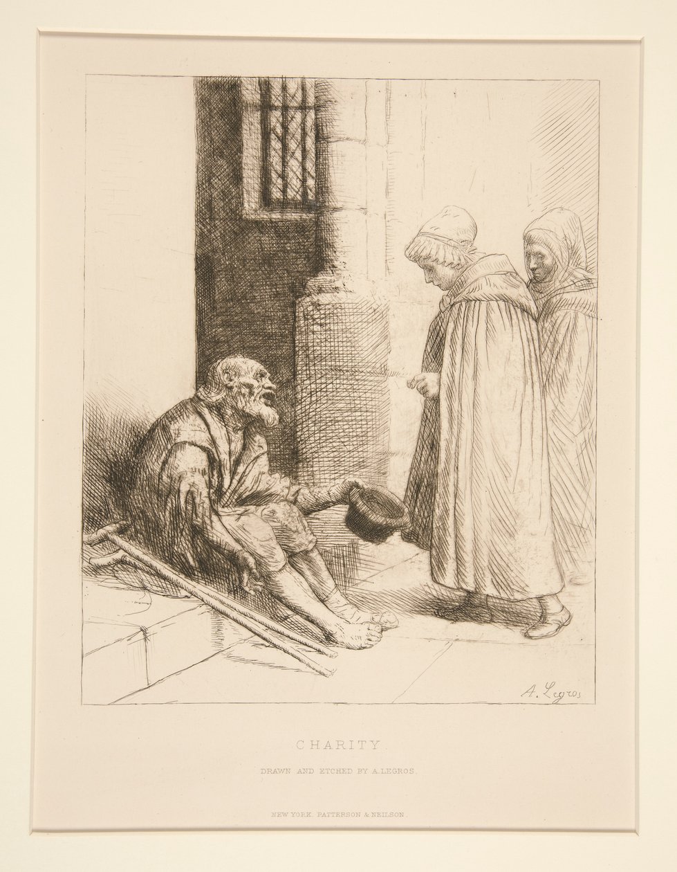 Die Barmherzigkeit von Alphonse Legros