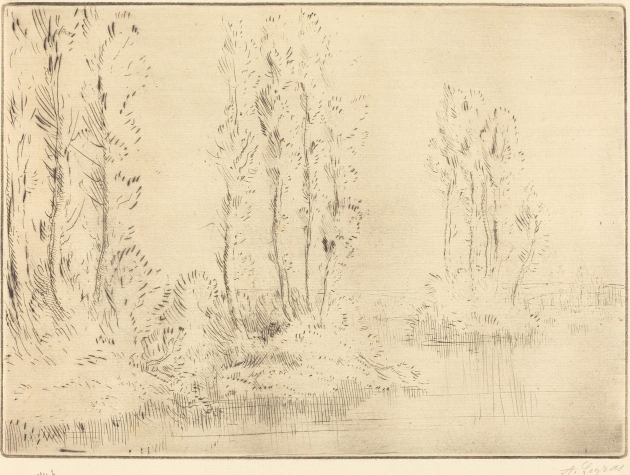 Landschaft von Alphonse Legros