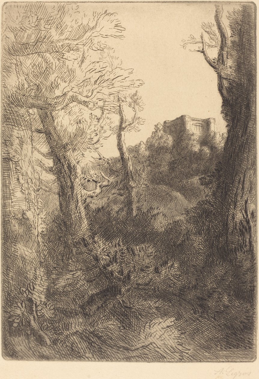 Landschaft von Alphonse Legros