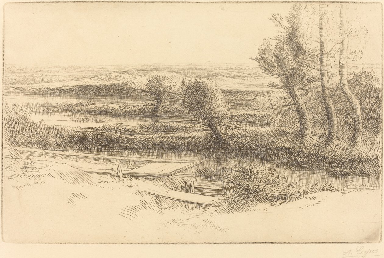 Landschaft Paysage von Alphonse Legros