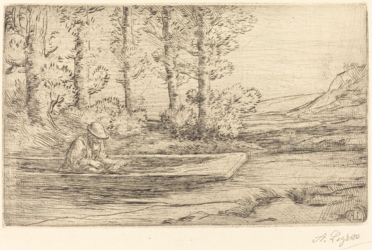 Landschaft von Alphonse Legros