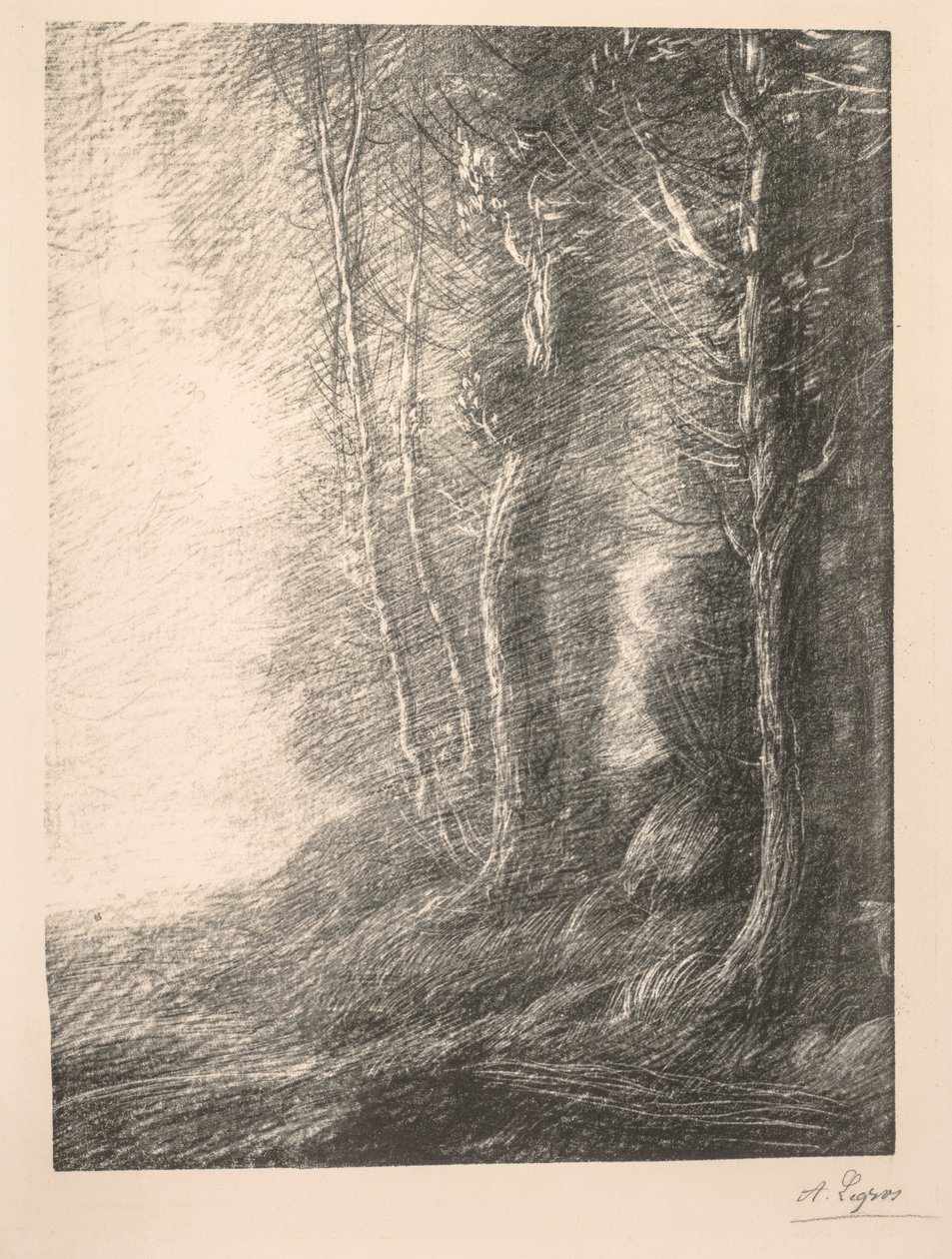 Landschaft Paysage von Alphonse Legros
