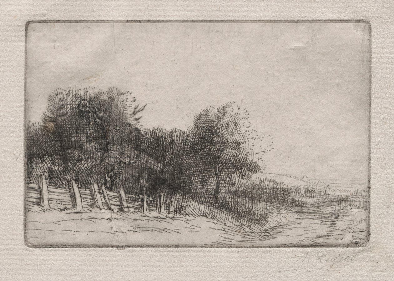 Landschaft von Alphonse Legros