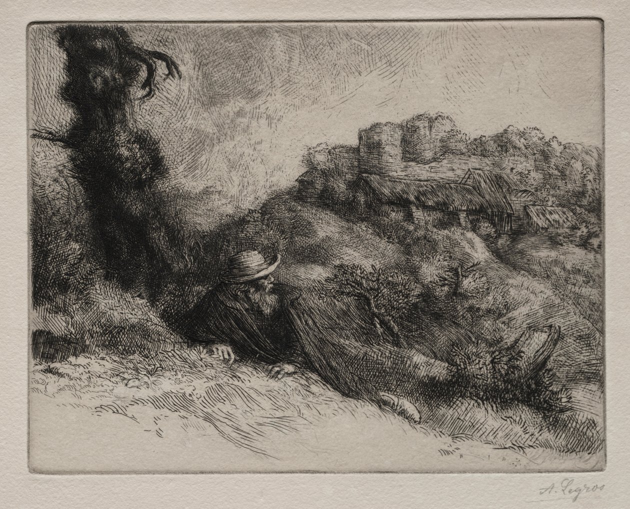 Das Schloss der Geister von Alphonse Legros