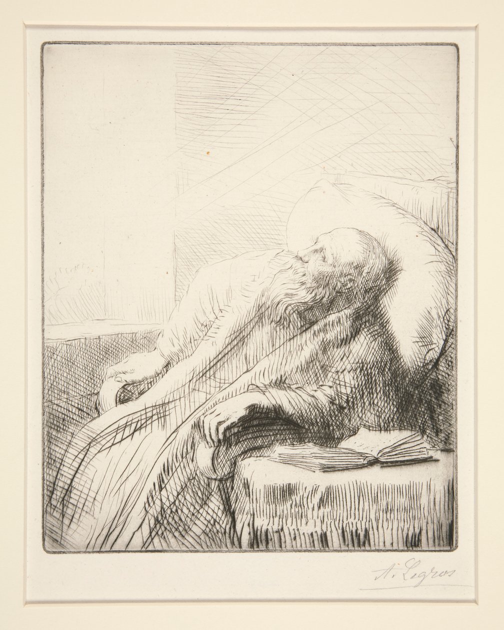Der Genesende von Alphonse Legros