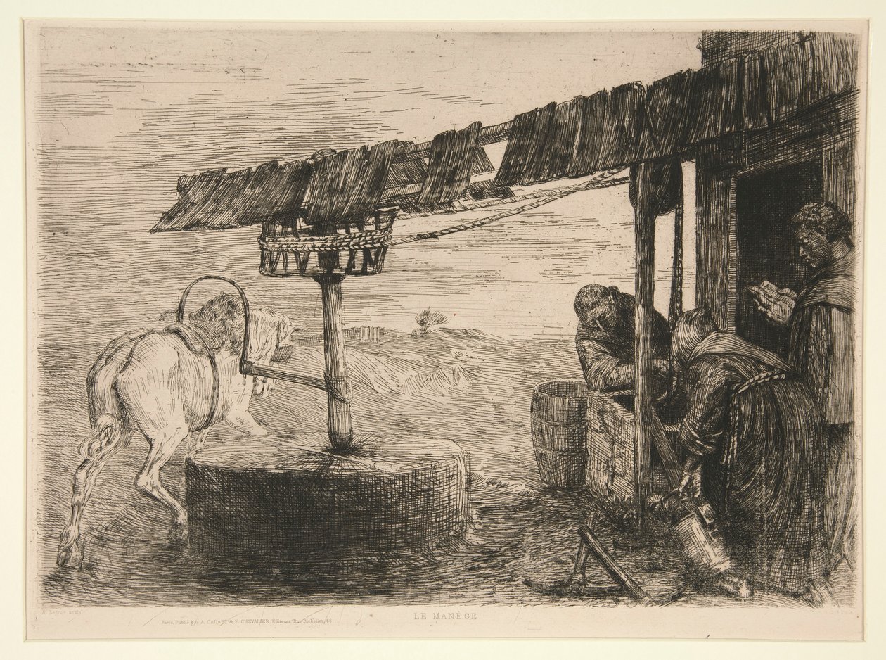 Le Manege (Das Laufband) von Alphonse Legros
