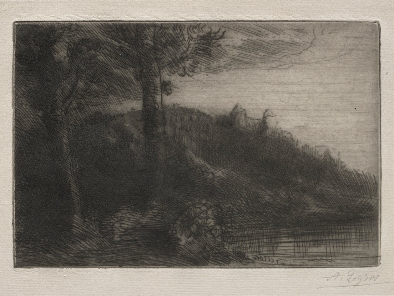 Le Petit Pont von Alphonse Legros