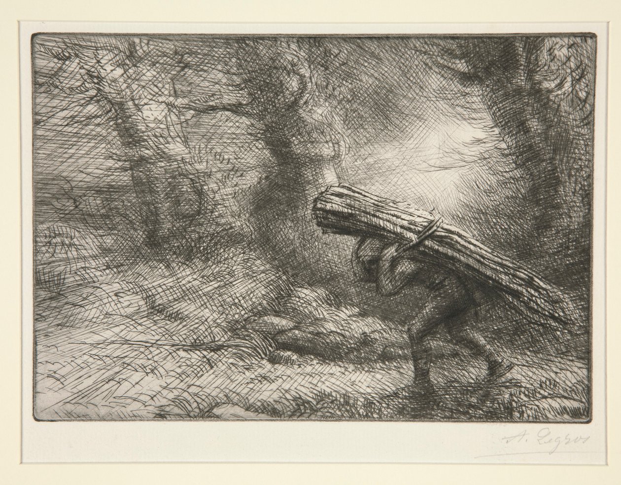 Die Rückkehr zur Hütte von Alphonse Legros
