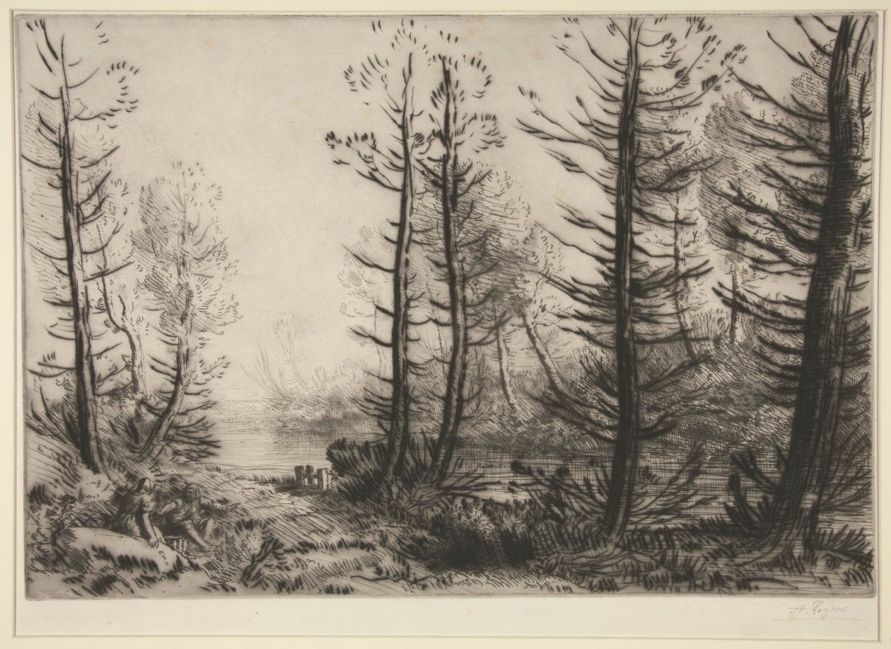 Der große Kanal von Alphonse Legros