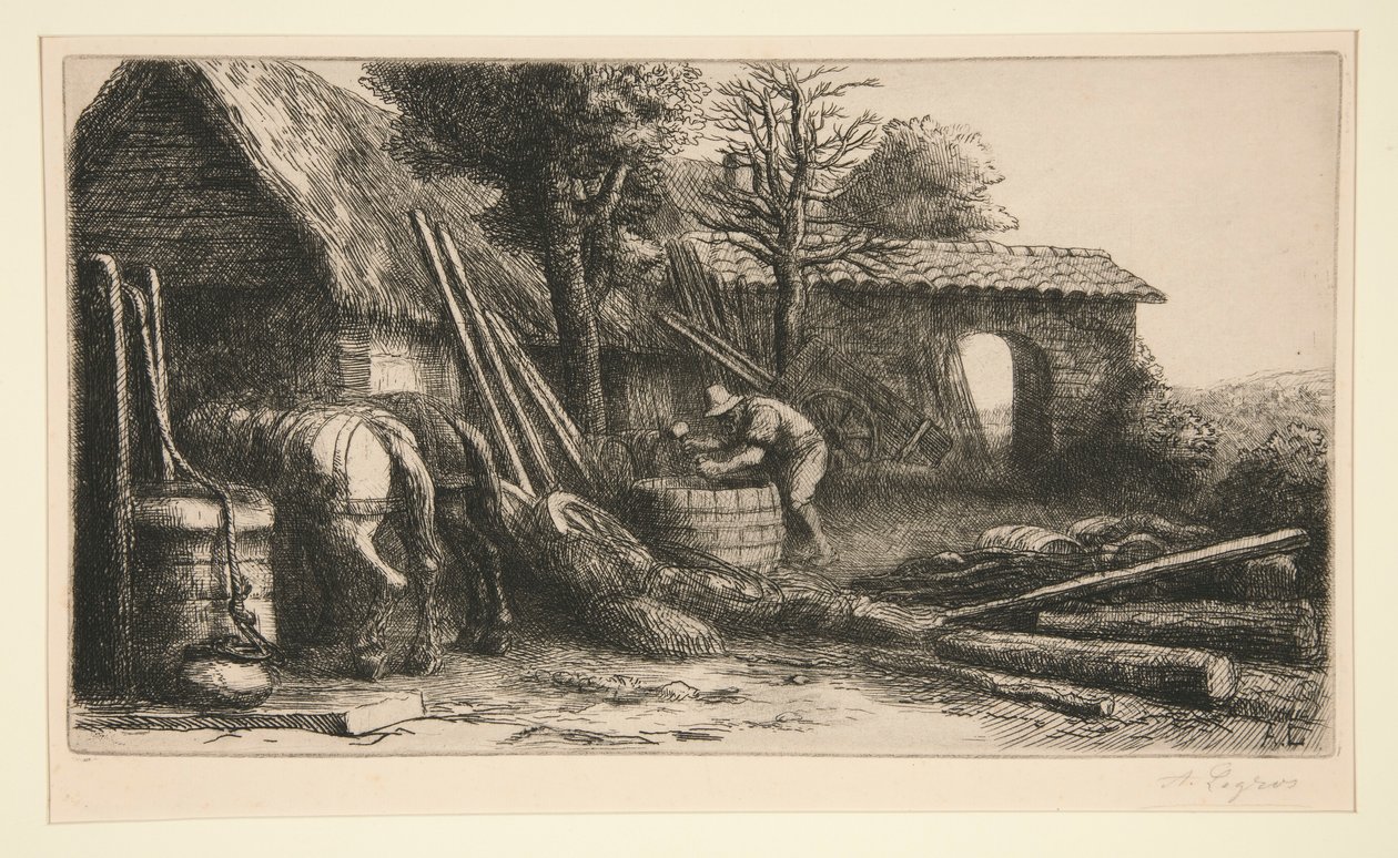 Der Küfer von Alphonse Legros