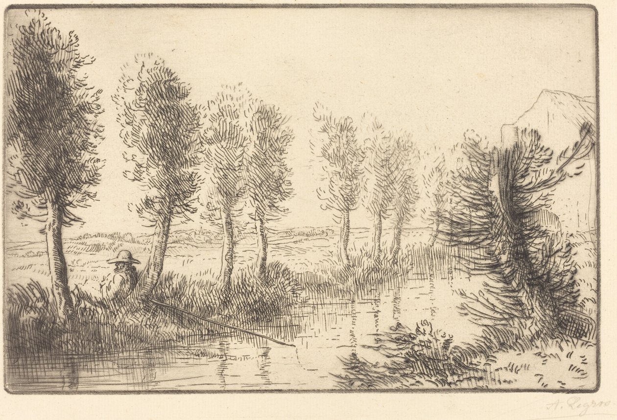 In der Nähe der Mühle von Alphonse Legros