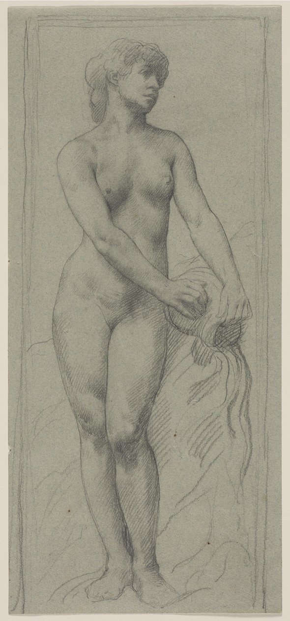 Nackte Frau von Alphonse Legros