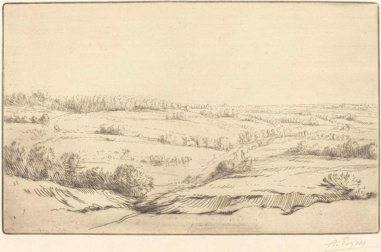 Ebene La plaine von Alphonse Legros