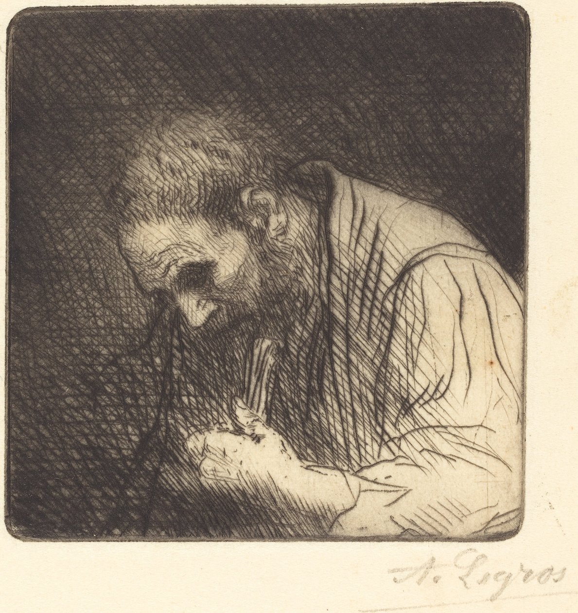 Armer Mann von Alphonse Legros