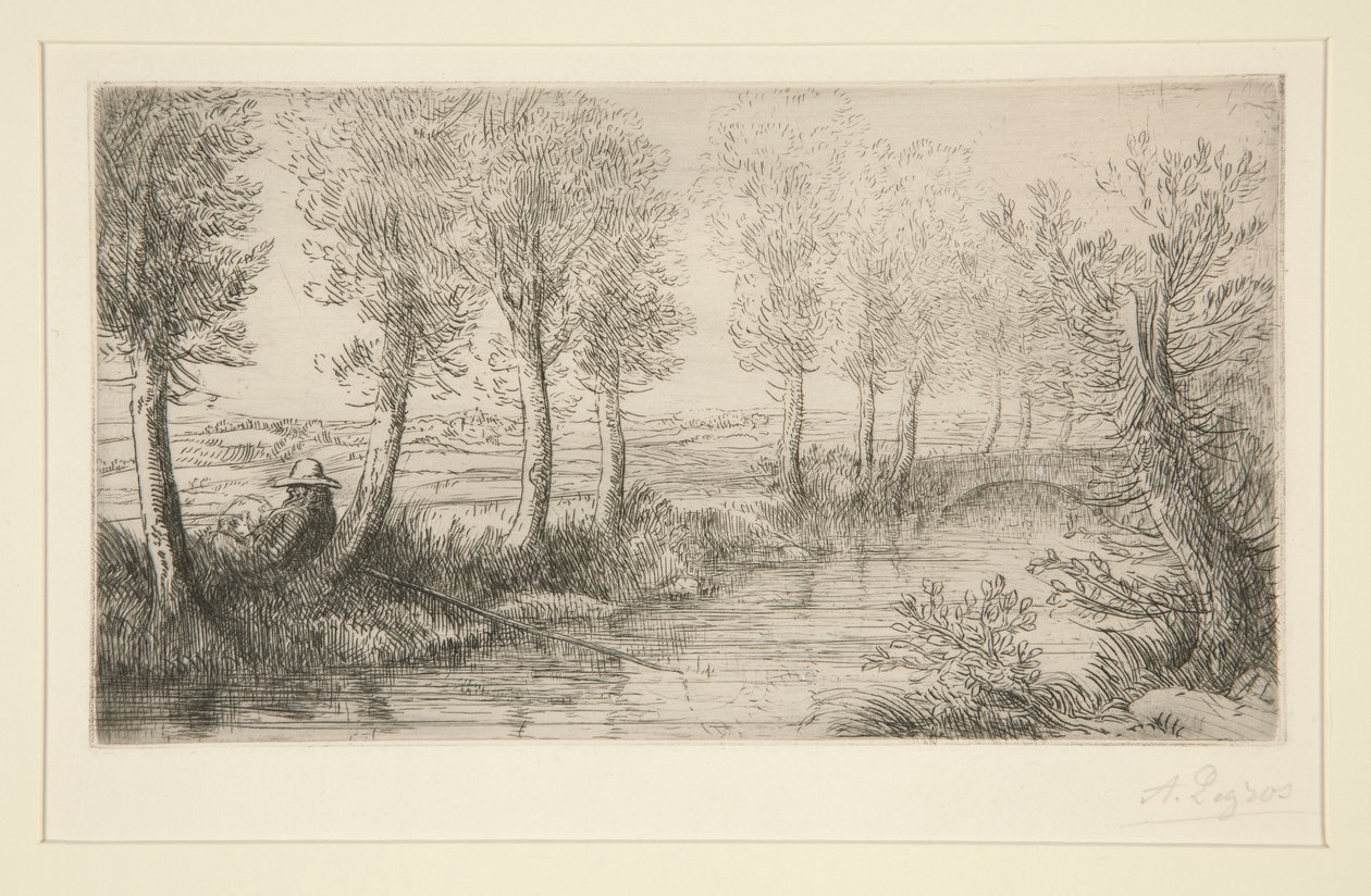Pres du moulin (In der Nähe der Mühle) von Alphonse Legros