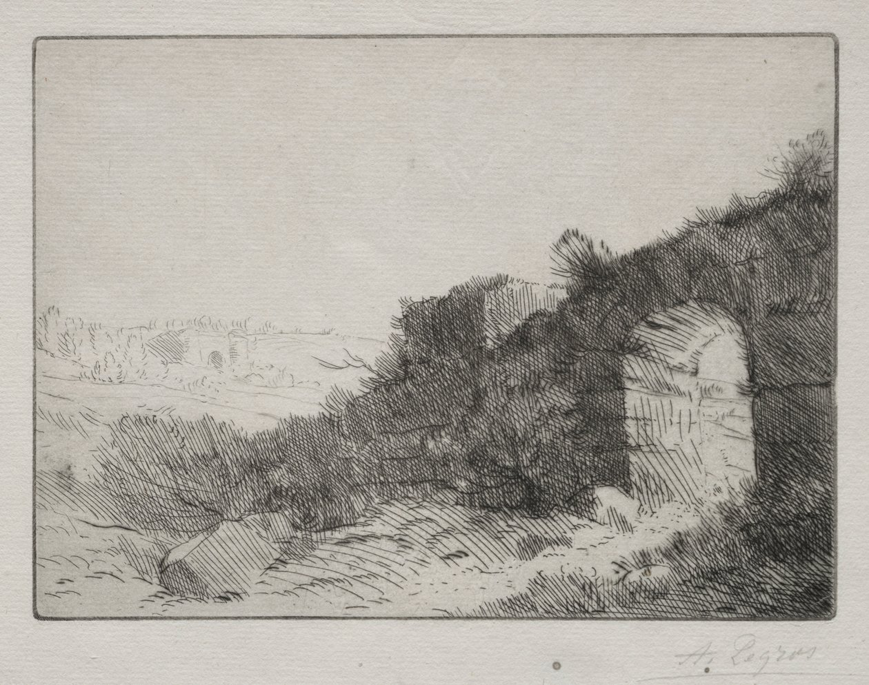 Römische Ruinen von Alphonse Legros