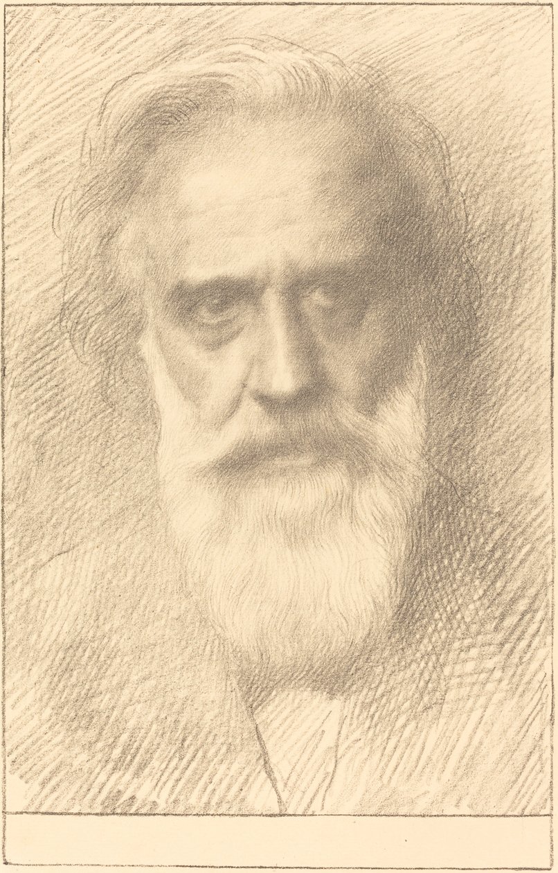 Selbstporträt von Alphonse Legros