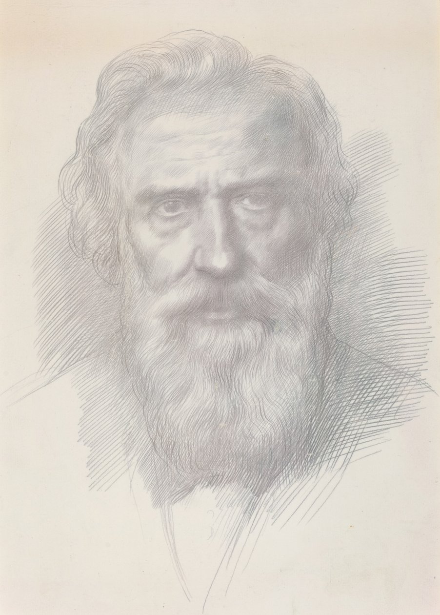 Selbstporträt, ca. 1895 von Alphonse Legros