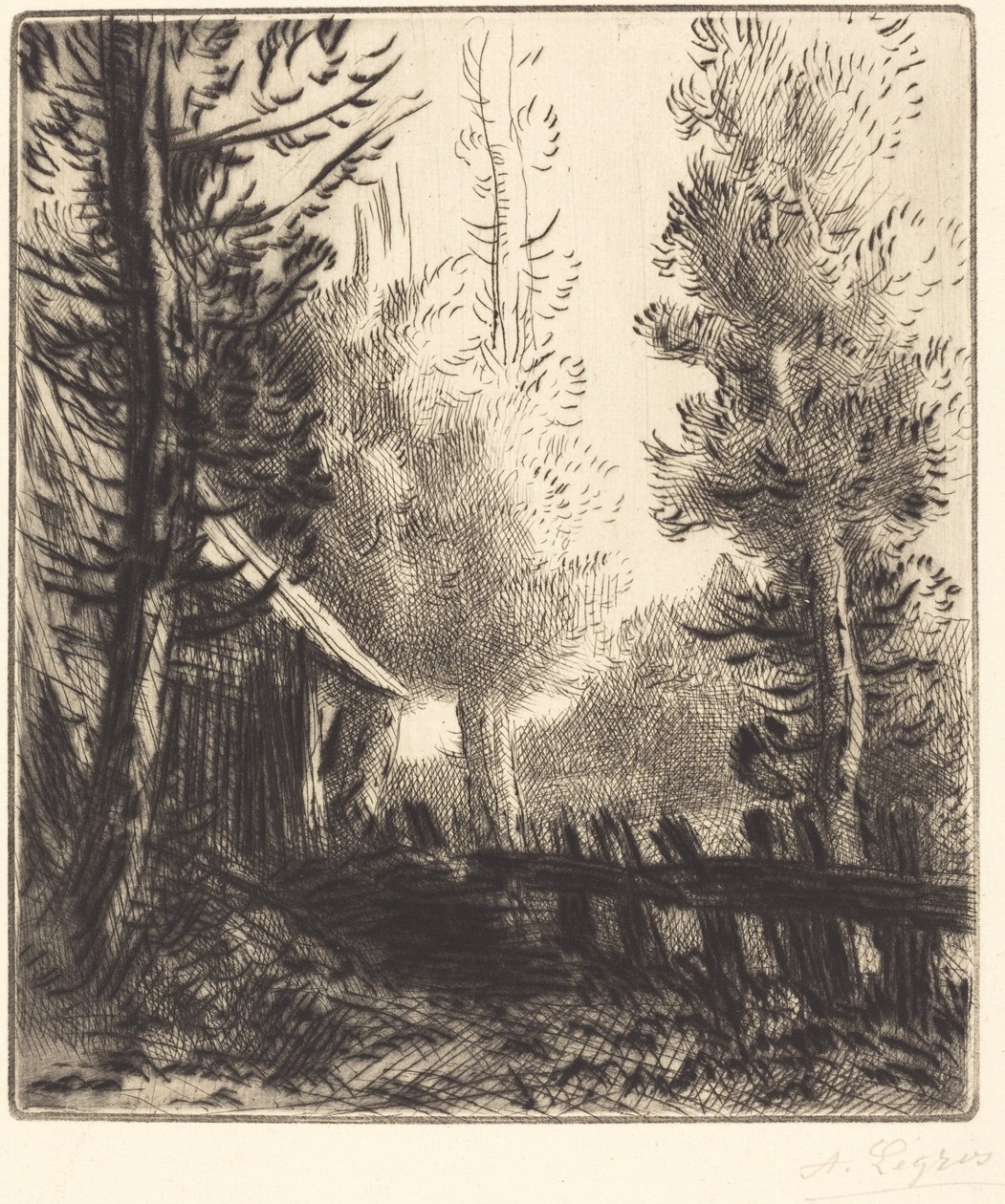 Schuppen von Alphonse Legros