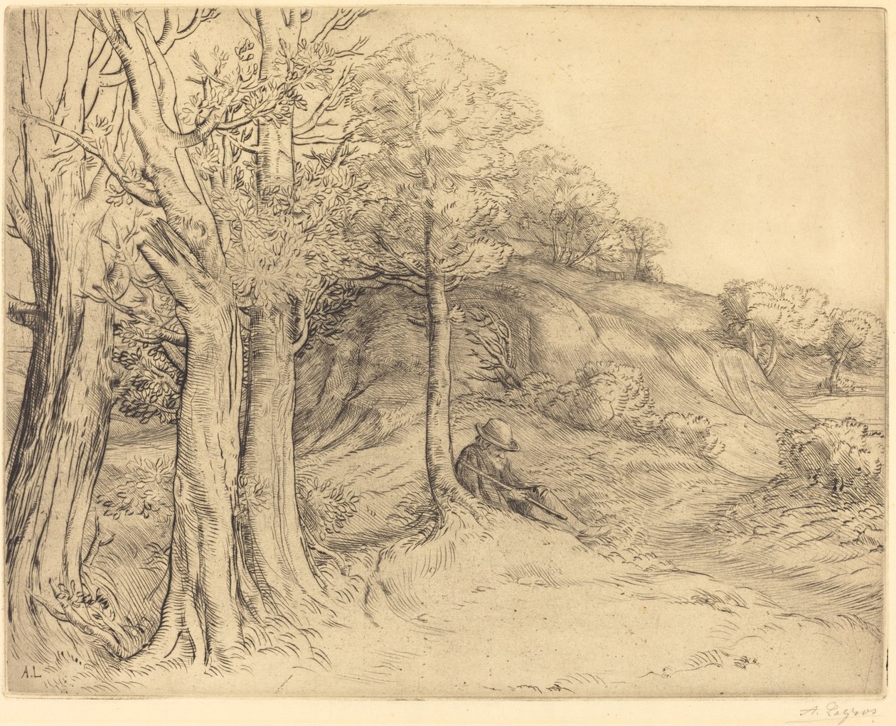 Einsamkeit von Alphonse Legros