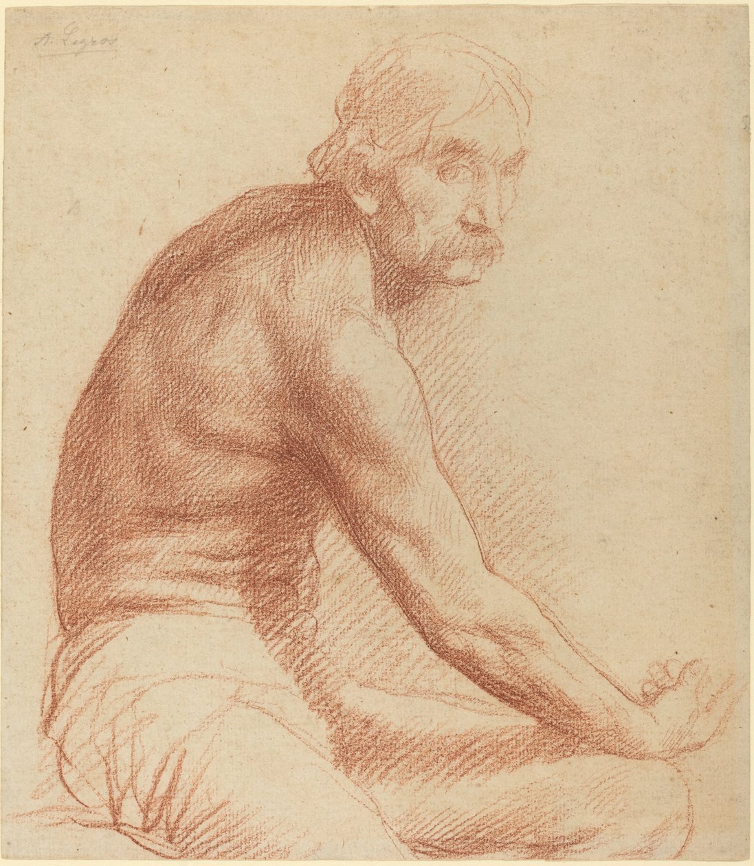 Studie eines Griechen von Alphonse Legros