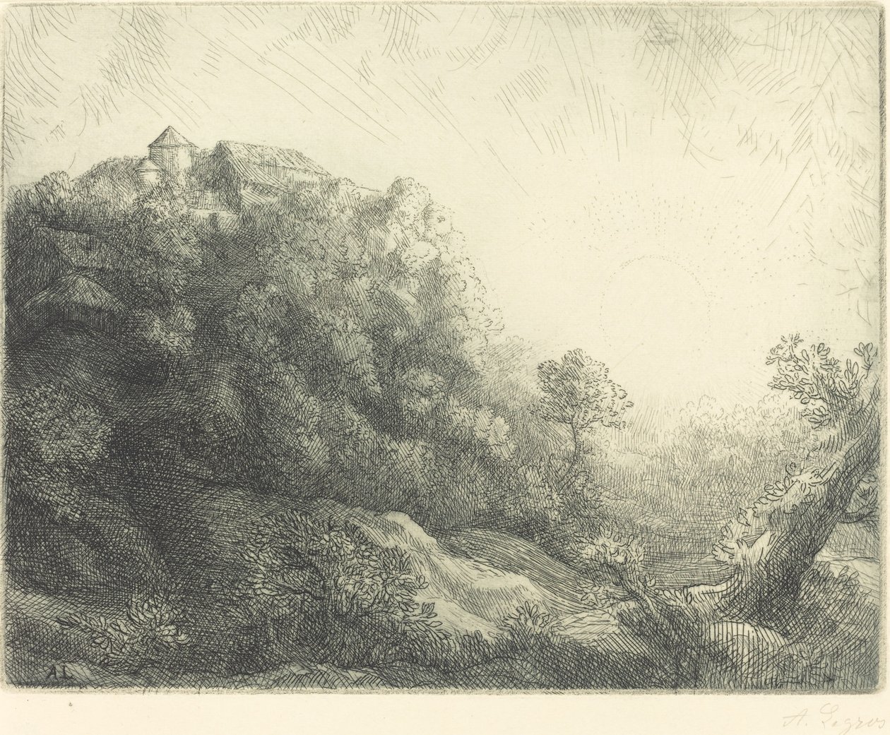 Sonnenaufgang Lever du soleil: Der Herbst von Alphonse Legros
