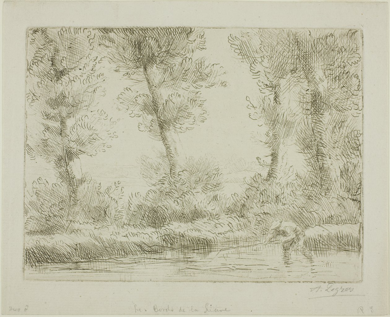 Die Ufer der Liane von Alphonse Legros
