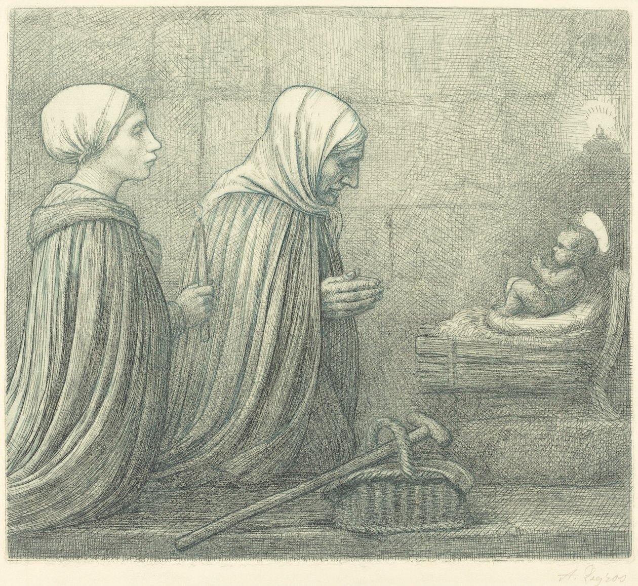 Die Krippe von Alphonse Legros