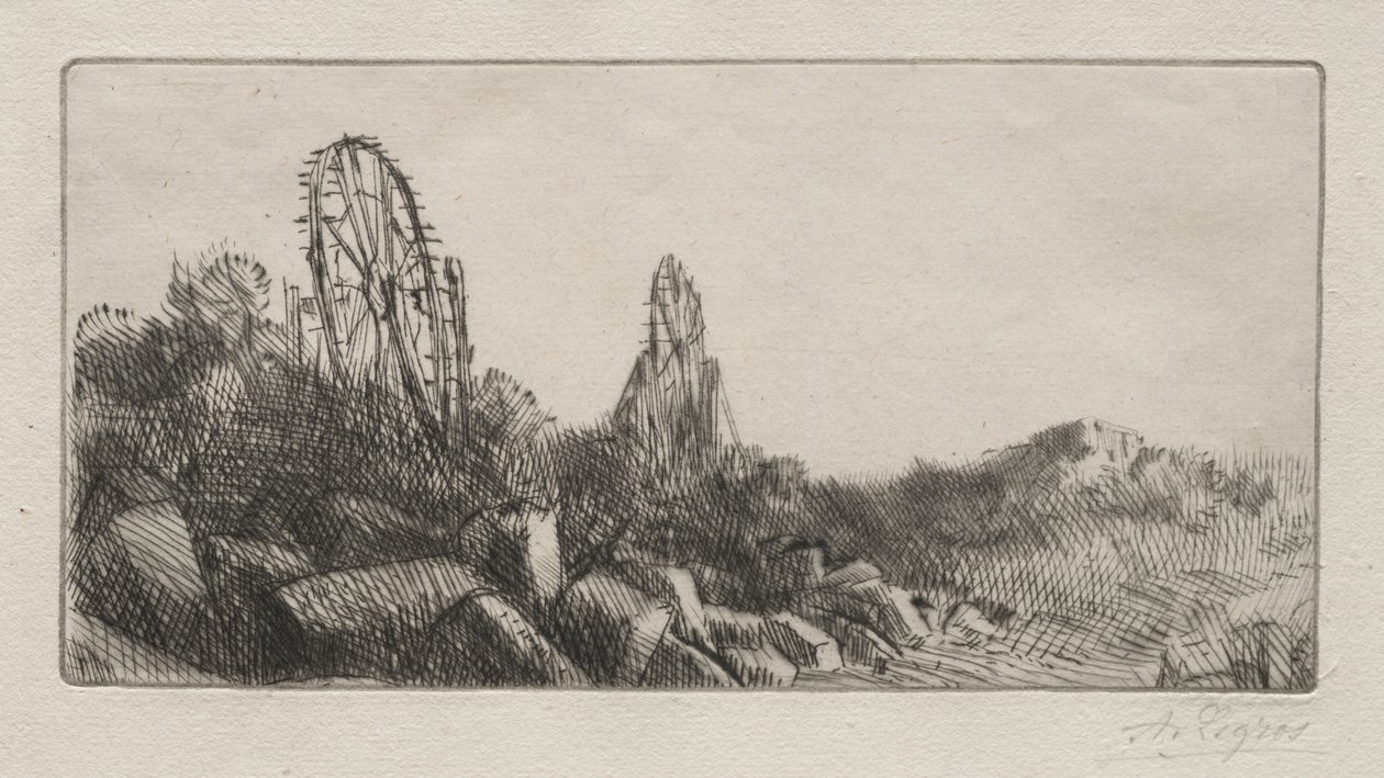 Die alten Steinbrüche von Montrouge von Alphonse Legros