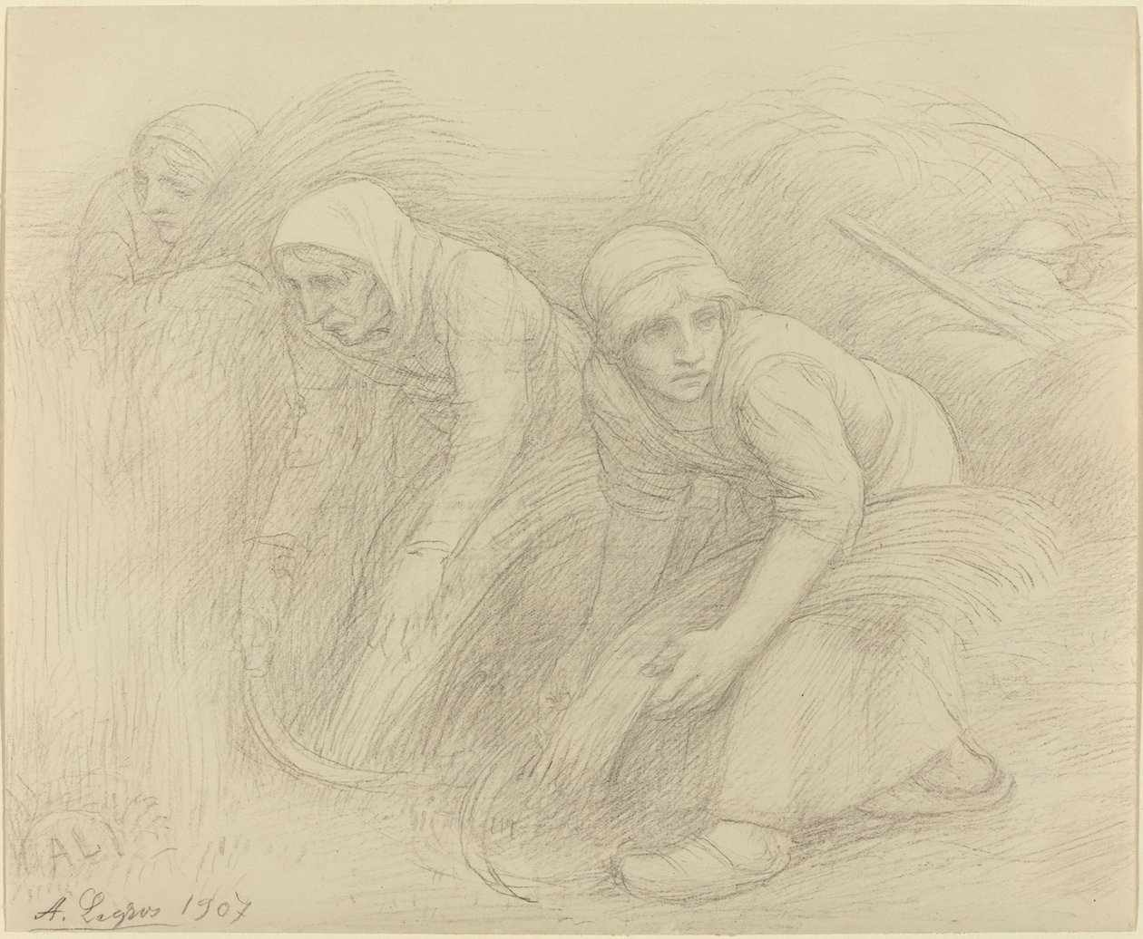 Die Schnitter, 1907 von Alphonse Legros
