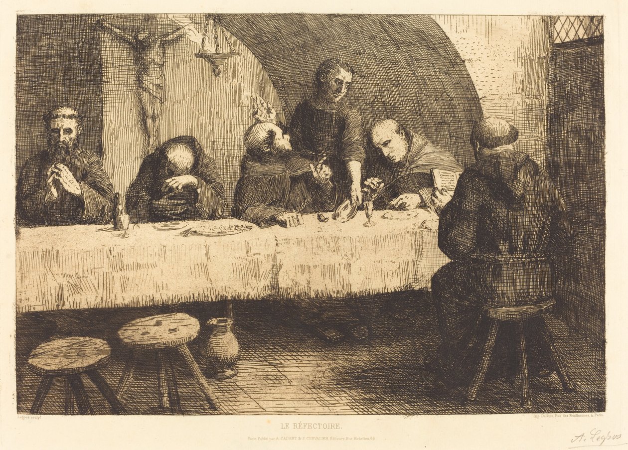 Das Refektorium von Alphonse Legros