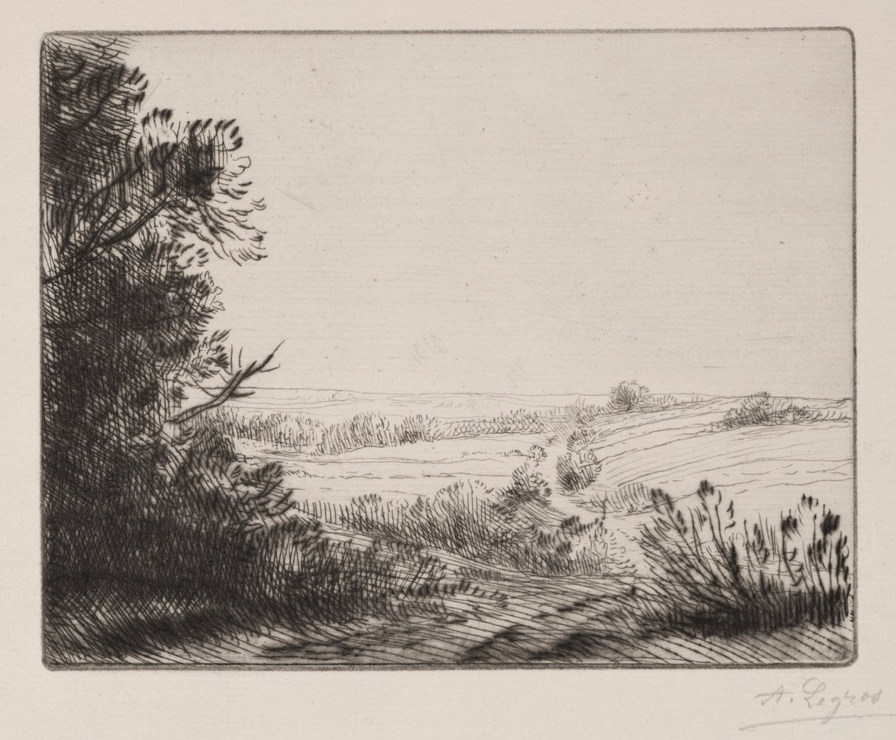 Der Weg nach Horville von Alphonse Legros