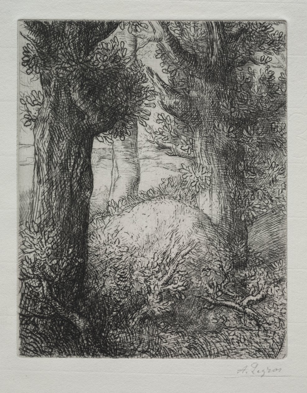 Gallischer Grabhügel von Alphonse Legros