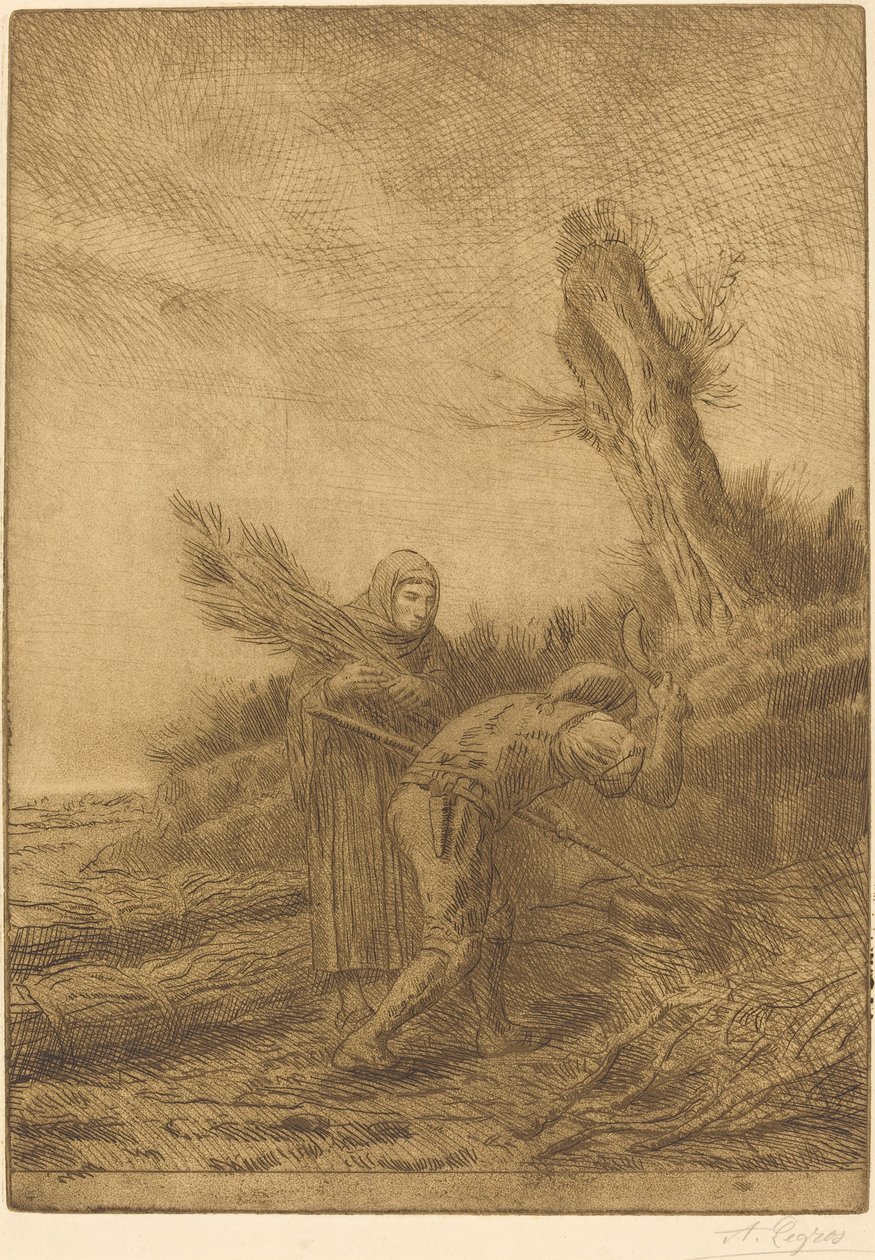 Zweigmacher Les faiseurs de fagots von Alphonse Legros