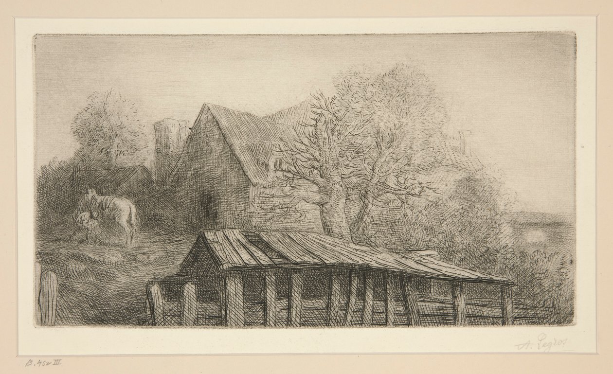 Eine alte Herberge von Alphonse Legros