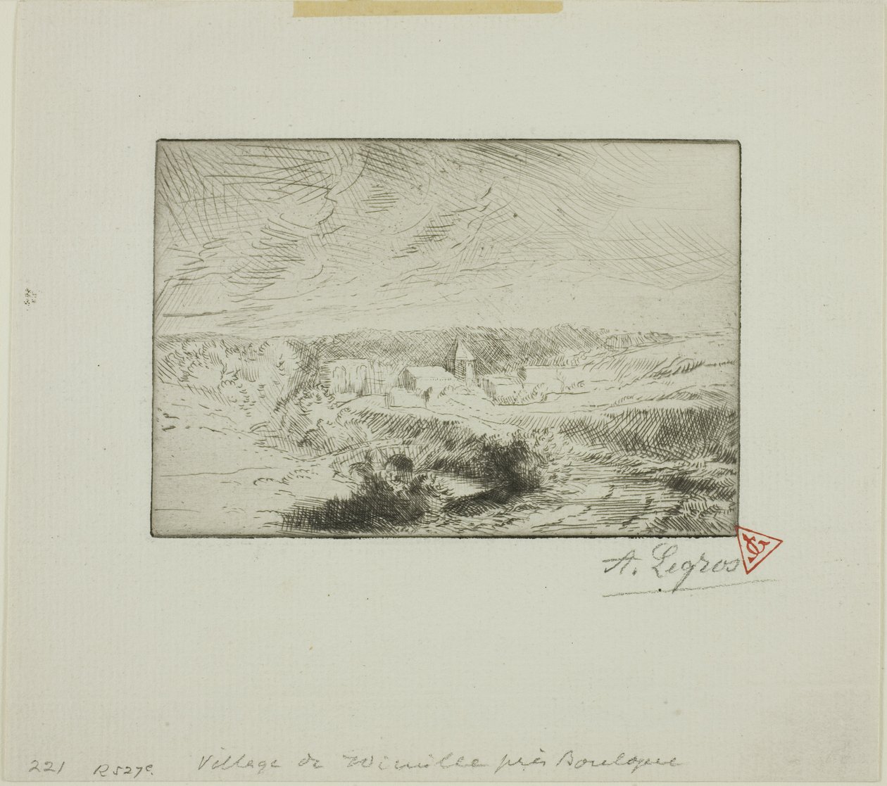 Dorf Wimille, in der Nähe von Boulogne von Alphonse Legros