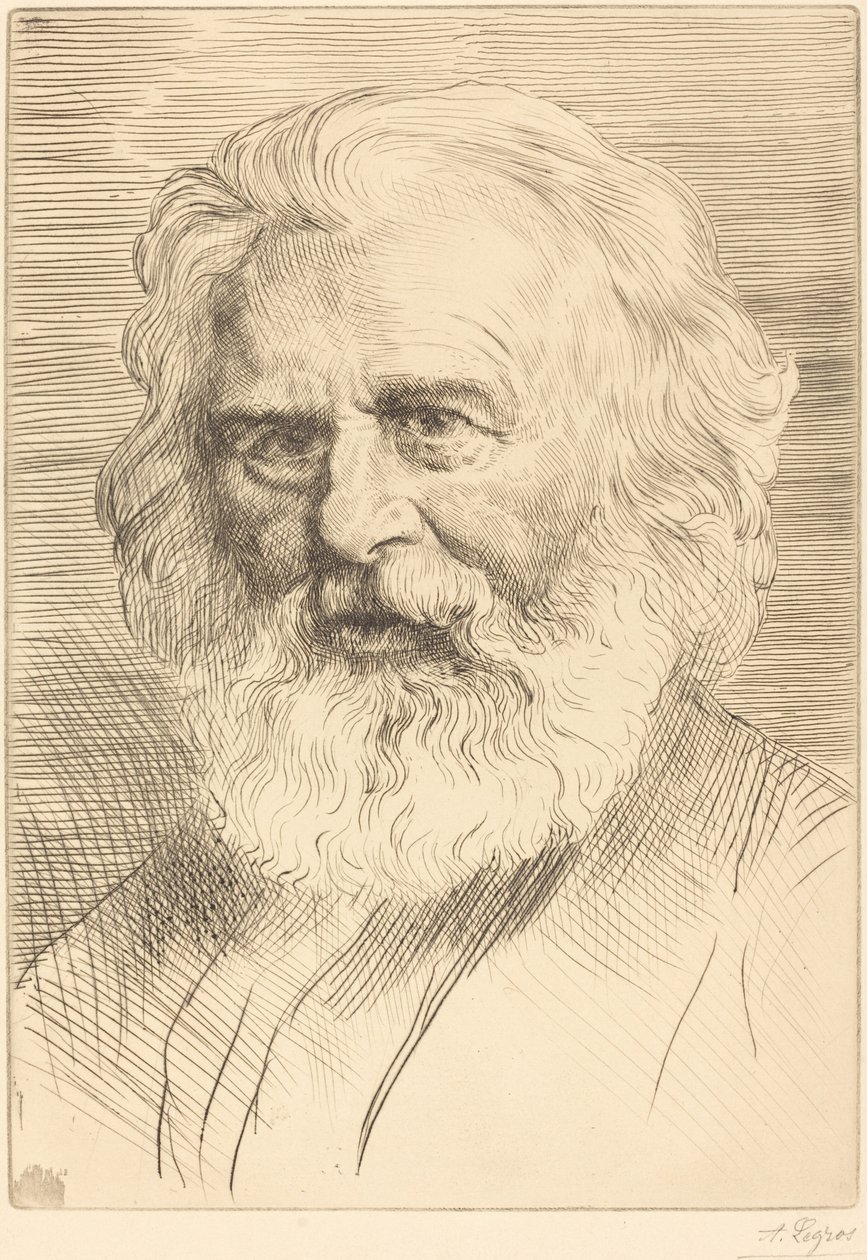 W.H. Longfellow, 1. Platte von Alphonse Legros