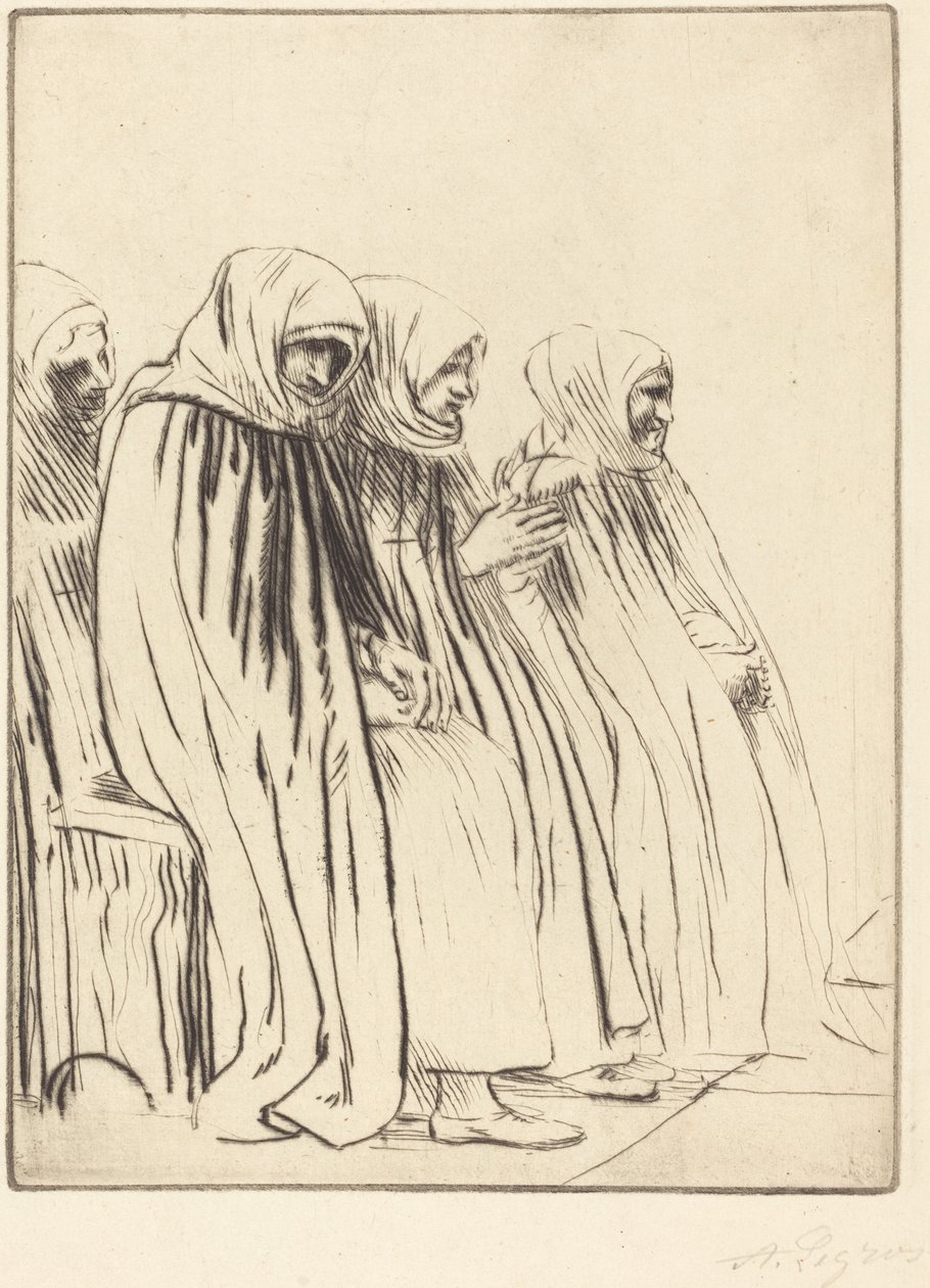 Frauen von Brüssel von Alphonse Legros